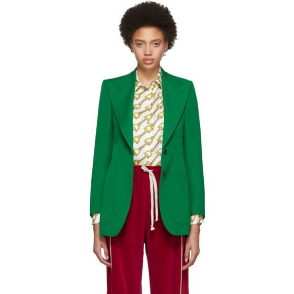 ❤️Gucci 2019 Green Wool Blazer❤️ - Picture 1 of 3